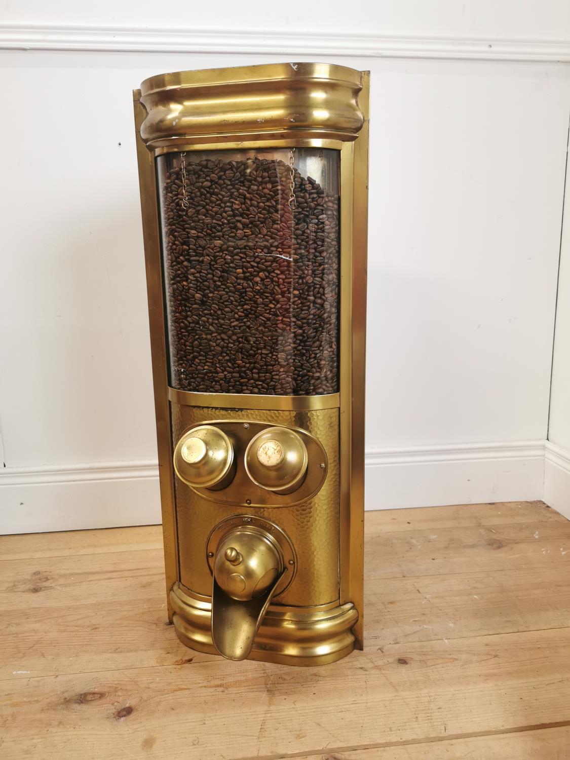 Rare 1940's Otto Kind brass coffee dispenser