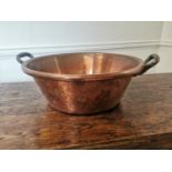 Good quality copper and metal preserving pan