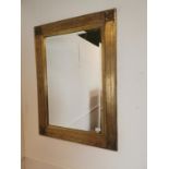 Gilt wall mirror in the Regency style