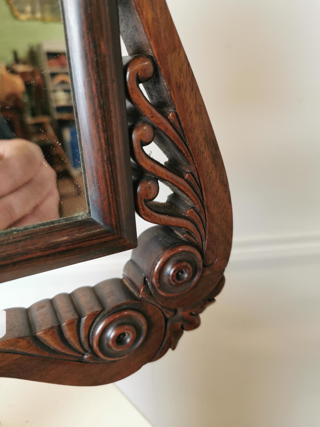 Good quality William rosewood dressing table mirror - Image 3 of 4