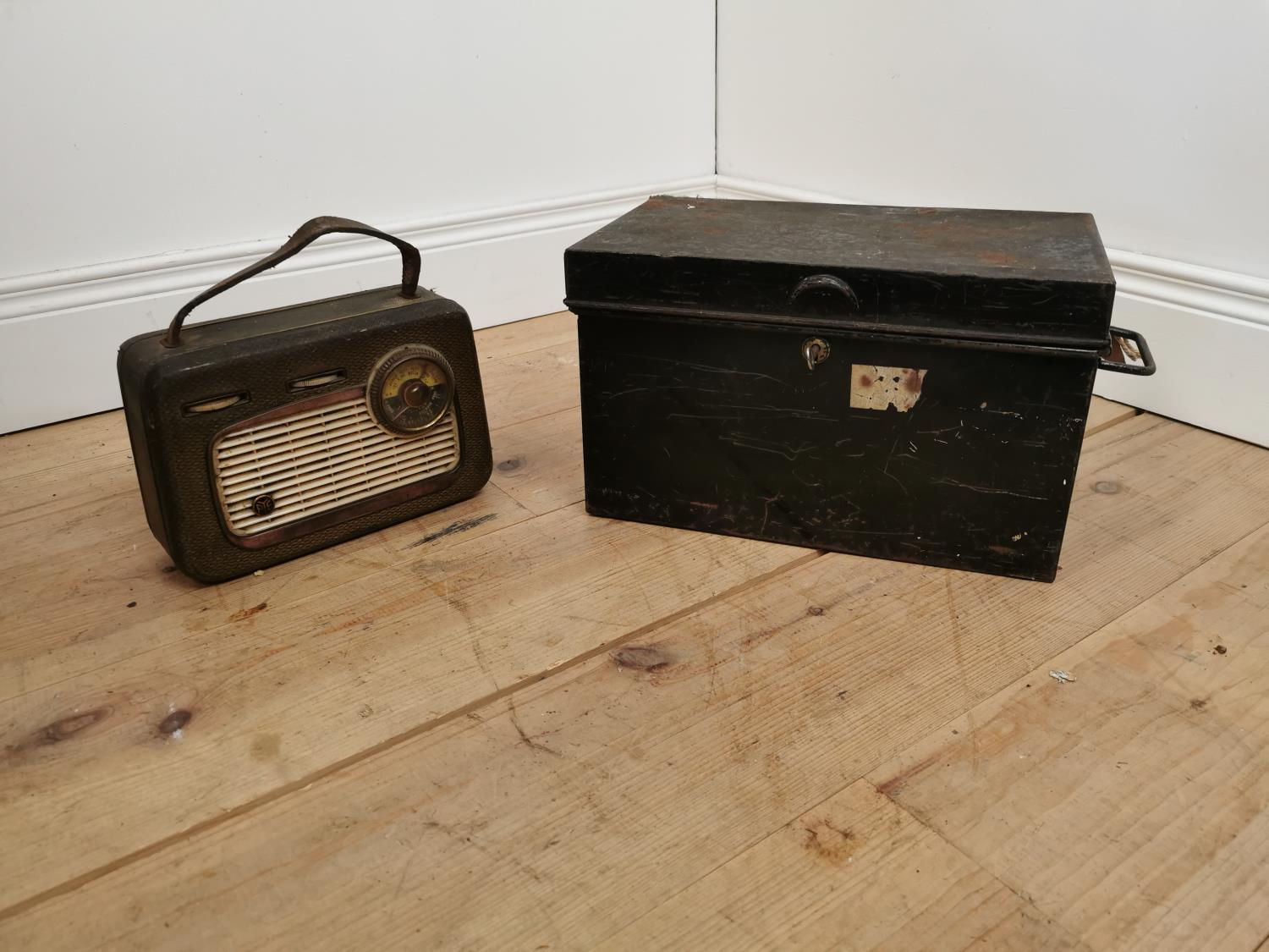 Vintage PYE radio and box