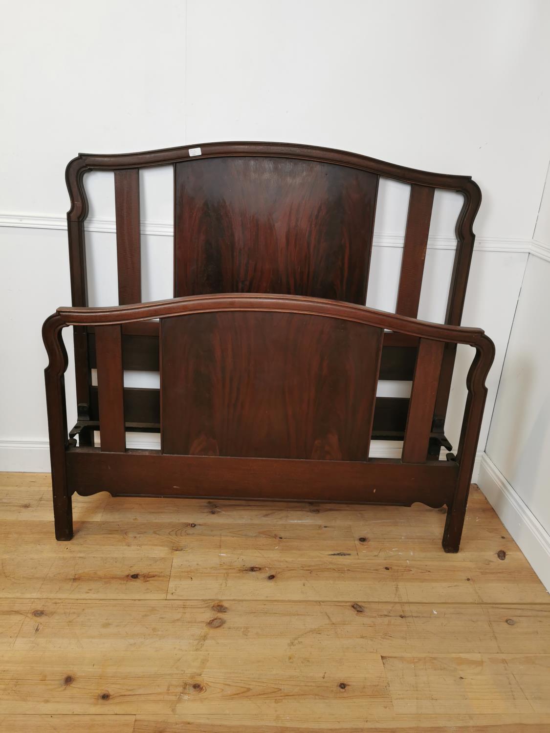 Edwardian mahogany double bed