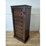 19th C. oak Wellington chest