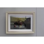 K Glasgow Harbour framed print