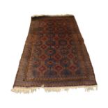 Afghani Tribal hand knotted wool carpet.
