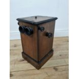 19th C. mahogany and rosewood table top stereoscope