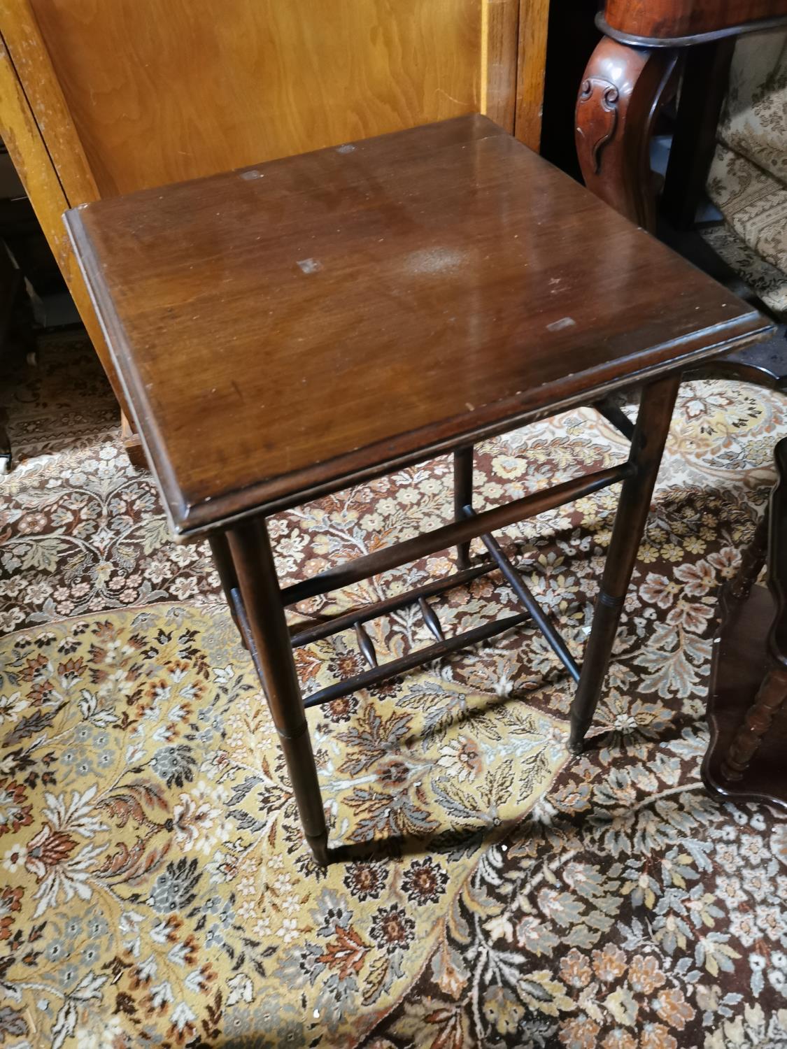 1950's mahogany lamp table and one later - Bild 2 aus 3