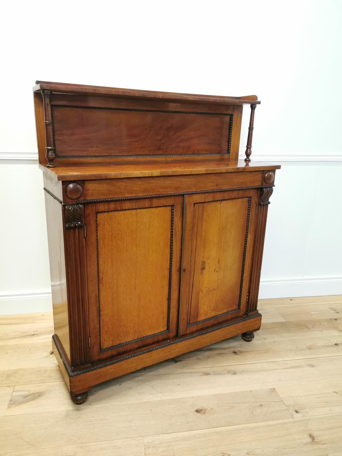 William IV mahogany side cabinet t - Image 3 of 6