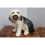 Ceramic model of a English Sheep Dog