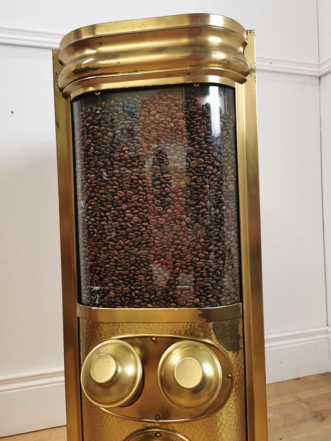 Rare 1940's Otto Kind brass coffee dispenser - Bild 4 aus 5