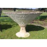 Composition stone planter