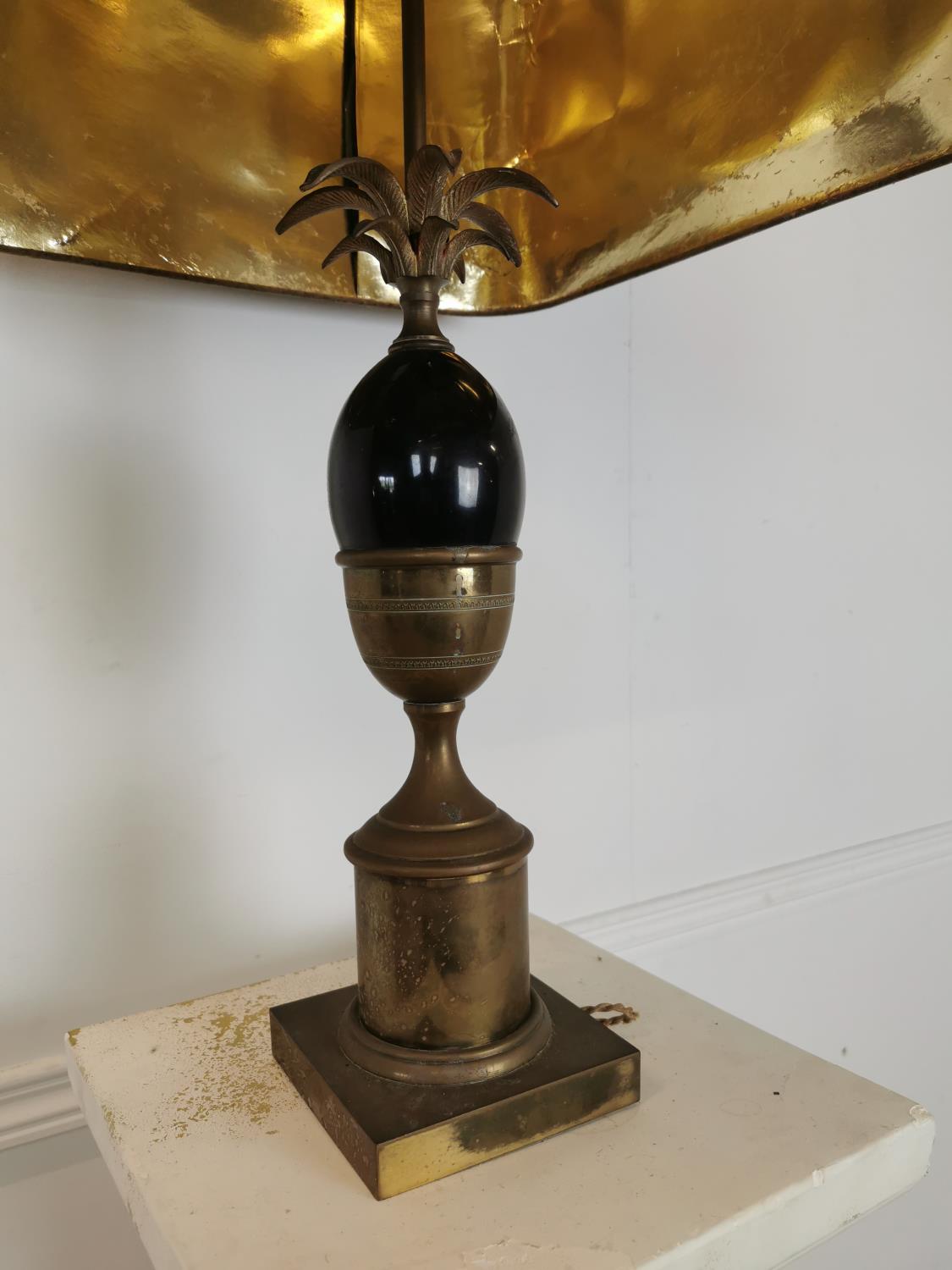 Designer brass and ceramic table lamp - Bild 2 aus 4