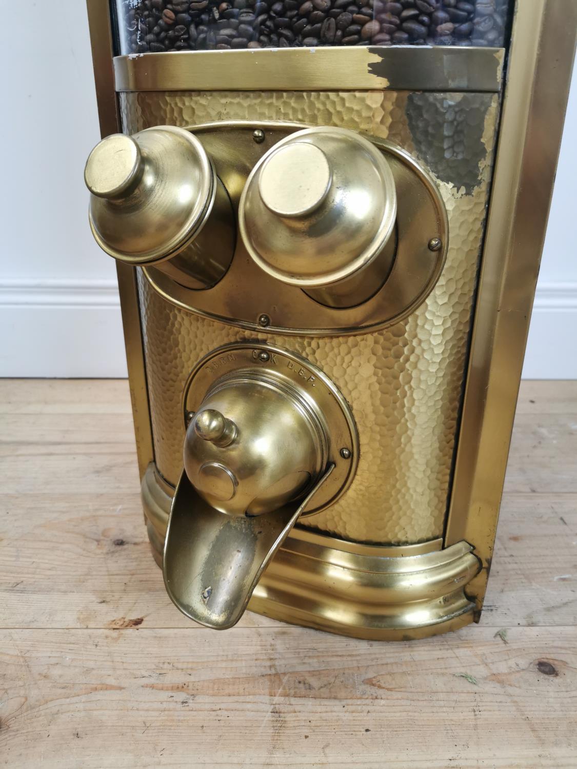 Rare 1940's Otto Kind brass coffee dispenser - Bild 3 aus 5