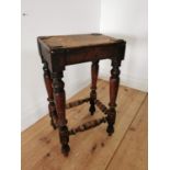 Early 20th C. pine shopkeeper's stool