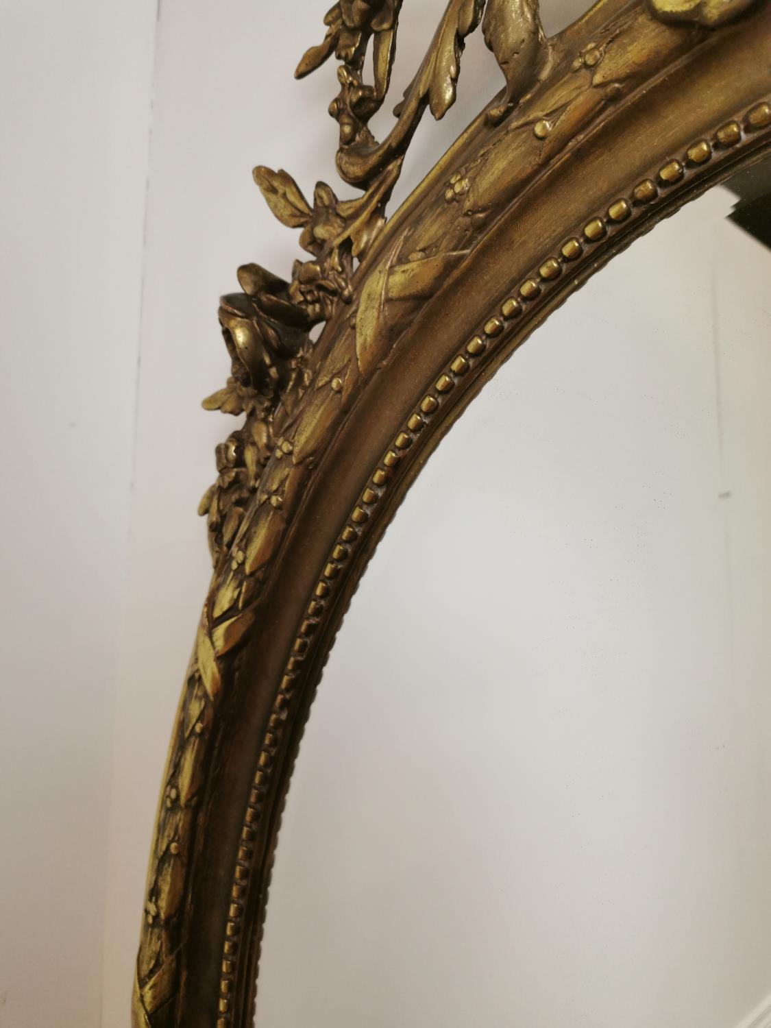 Good quality giltwood and gesso wall mirror - Image 3 of 5