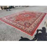 Hand woven Sarough Sarouck Mahal Teppich Persian wool carpet square