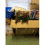 Large collection of Christmas decorations