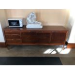 Mid century teak sideboard {200 cm W x 75 cm H x 50 cm D}