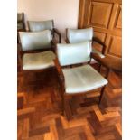 Set of teak mid century chairs John Hogg and Co. (Ten)