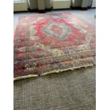 Antique centre rug {345 cm W x 460 cm L}
