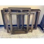 Good collection of antique gesso and gilt frames