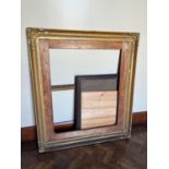 19th Century gilt and gesso frame and two others {125 cm W x 144 cm H}