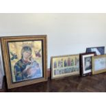 Collection of framed prints