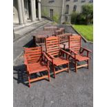 Large collection of garden furniture.