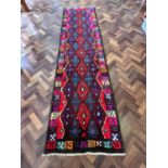 Persian wool runner {340 cm W x 91 cm L}