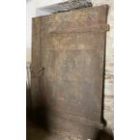 19th. C. metal industrial door { 184cm H X 123cm W }.