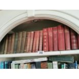 One shelf of English Poetry and Literature books