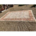 Indian Ghoum Province hand knotted Pure Wool carpet, 360,000 knots per sq. metre { 340cm L X 245cm W