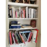 Two shelves of Cookery and Gardening Books