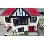 1930's TRI ANG dolls' house { 40cm H X 47cm W X 20cm D }.