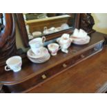 Twenty piece Tuscan tea set { one odd cup }