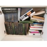 One shelf of Encyclopaedias etc.