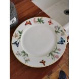 Thirty seven piece part Gorham Butterfly Menagerie ceramic dinner set - Dinner plates tea plates and