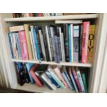 Two shelves of books - Hobbies, British History etc .