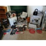 Selection of Household equipment - Monsieur Cuisine, Two long Toasters, Halogen Light Steamer,