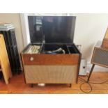 1960's Ekco 9 octaire Radiogram { 69cm H X 84cm W X 47cm D }.