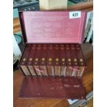 The Shakespeare Library box set in ten volumes { 9cm H X 27cm W X 14cm D }.