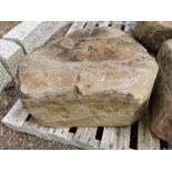Giants Causeway basalt stone { 60cm H X 60cm Sq.}.