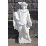 Composition figure of Spanish Cavalier. { 140 cm H x 56 cm W x 40 cm D}.