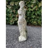 Composition statue of Venus De Milo. {90 cm H x 20 cm W x 18 cm D}.