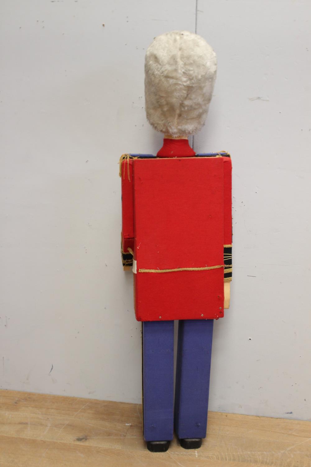 Large model of a toy soldier { 160cm H X 42cm W X 30cm D }. - Bild 2 aus 2