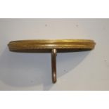 Giltwood shelf {18 cm H x 39 cm W x 18 cm D}.