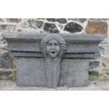 Bluestone water feature {60 cm H x 105 cm W x 25 cm D}