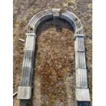 Composition granite door arch. {325 cm H x 210 cm W x 22 cm D}.