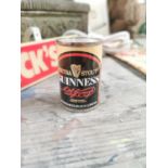 Rare Guinness clock in the form of a beer can {6 cm H x 4 cm Dia.}.