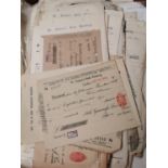 Collection of early 20th C. St James's Gate Brewery invoices.